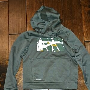 Nike Dark Green Hoodie with Graphic